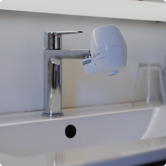 filtre robinet anti bactérie